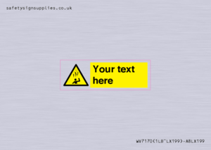 Custom Falling Ice sign